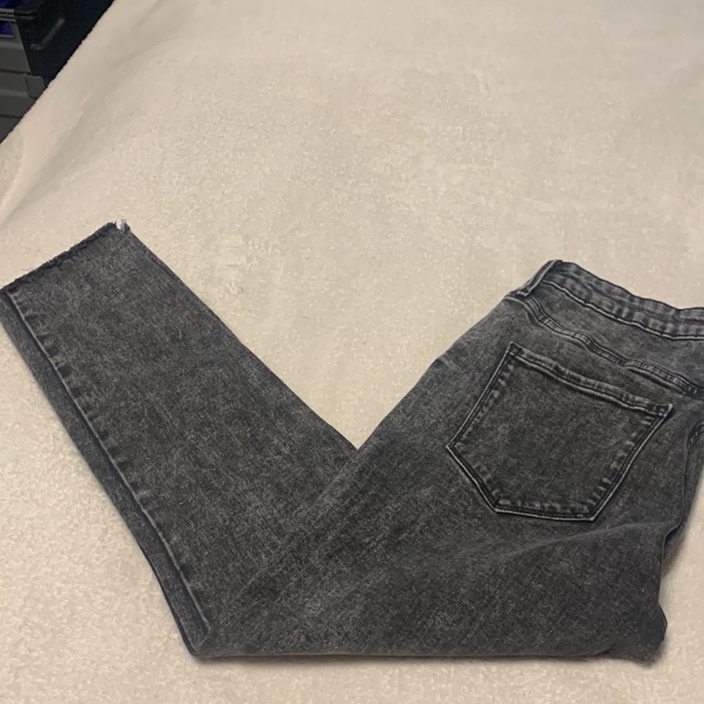 Black faded jean